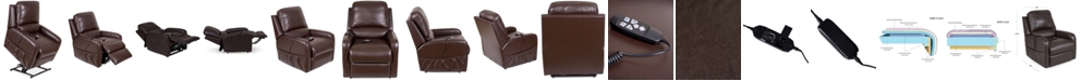 Furniture Karwin Leather Power Lift Reclining Chair